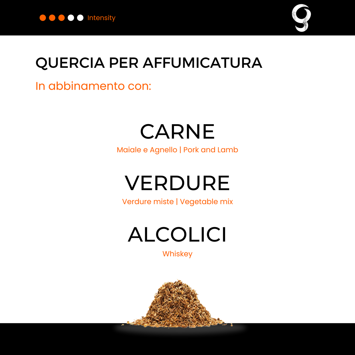 Legno per Affumicatura gusto Quercia 🌳